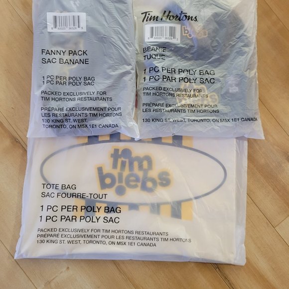 Justin Beiber X Tim Hortons LIMITED EDITION Tim Beibs Merch Set - BRAND NEW - Picture 1 of 3